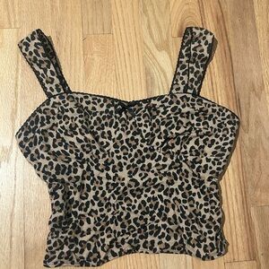 Leopard Print Women's Top